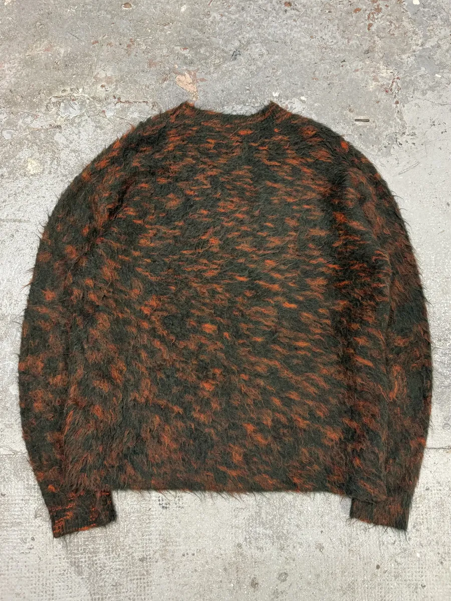 AW2021 Acne Studios Brushed Jacquard Mohair Crew Knit - Image 2