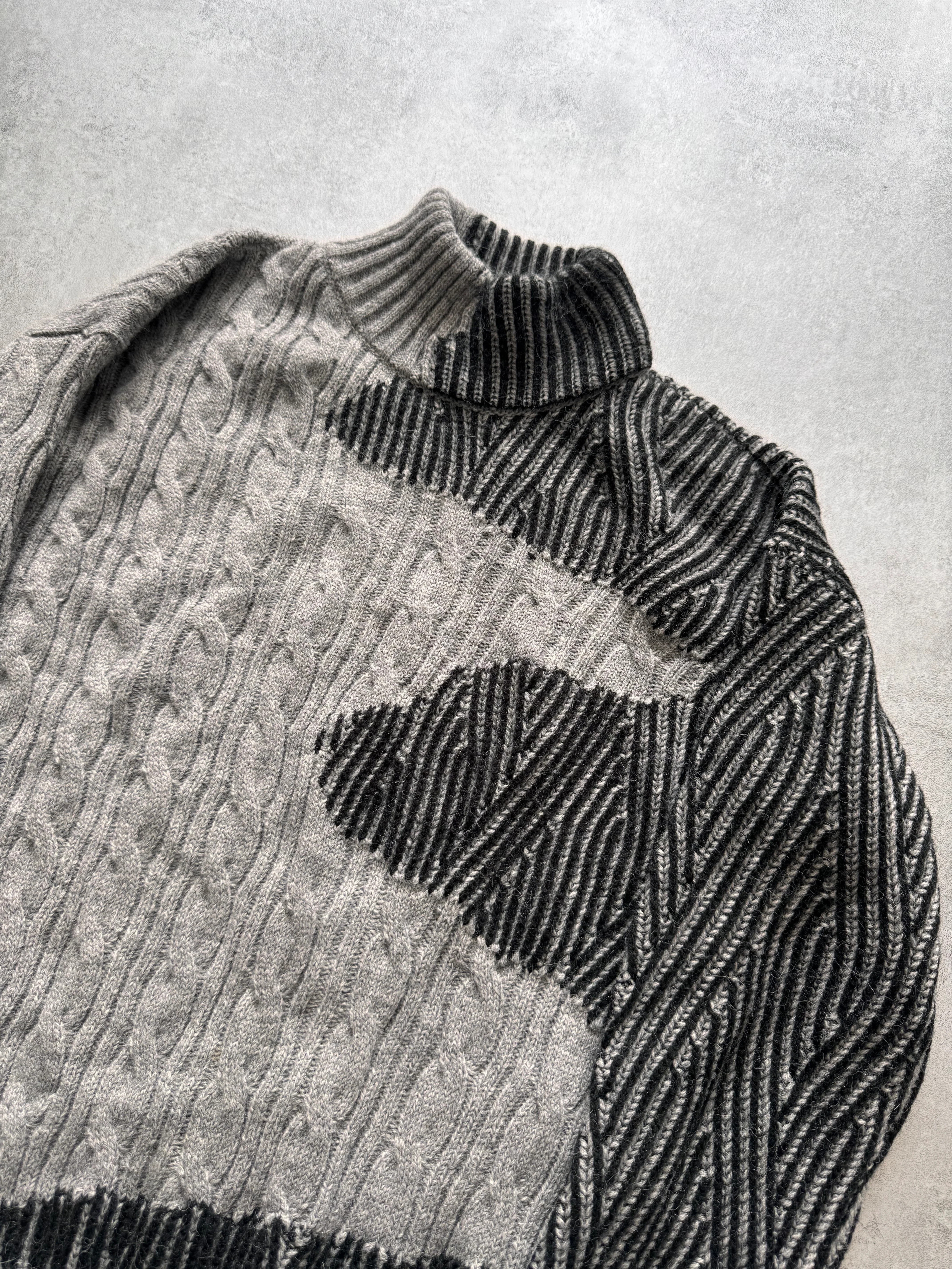 AW2021 Emporio Armani Hybrid Split Sweater (S) - Image 2