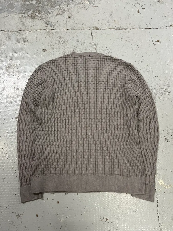 AW2021 Emporio Armani Woven Grey Sweat - Image 4
