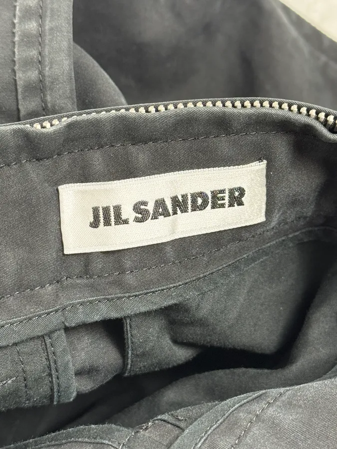 AW2021 Jil Sander Dark Grey Comfy Technical Pants - Image 12