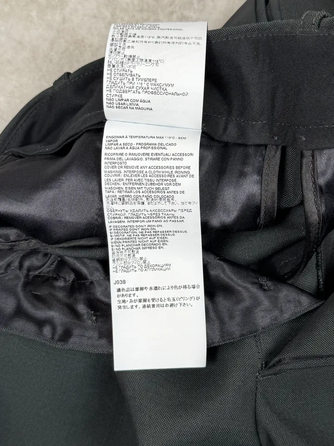 AW2021 Maison Margiela Black Suit Tailored Pants - Image 10