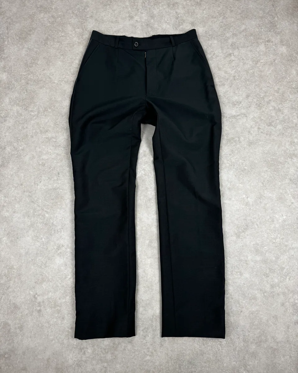 AW2021 Maison Margiela Black Suit Tailored Pants - Image 2