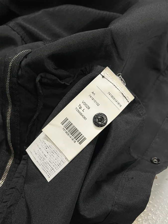 AW2021 Stone Island Black Light Windbreaker Jacket - Image 16