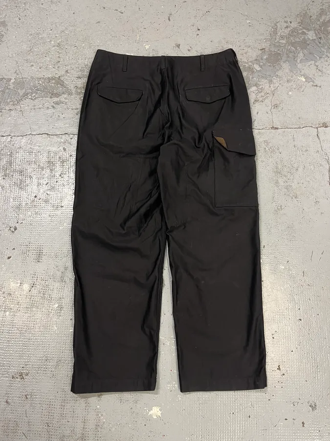 AW2022 Junya Watanabe Worker Black Cargo Pants - Image 8