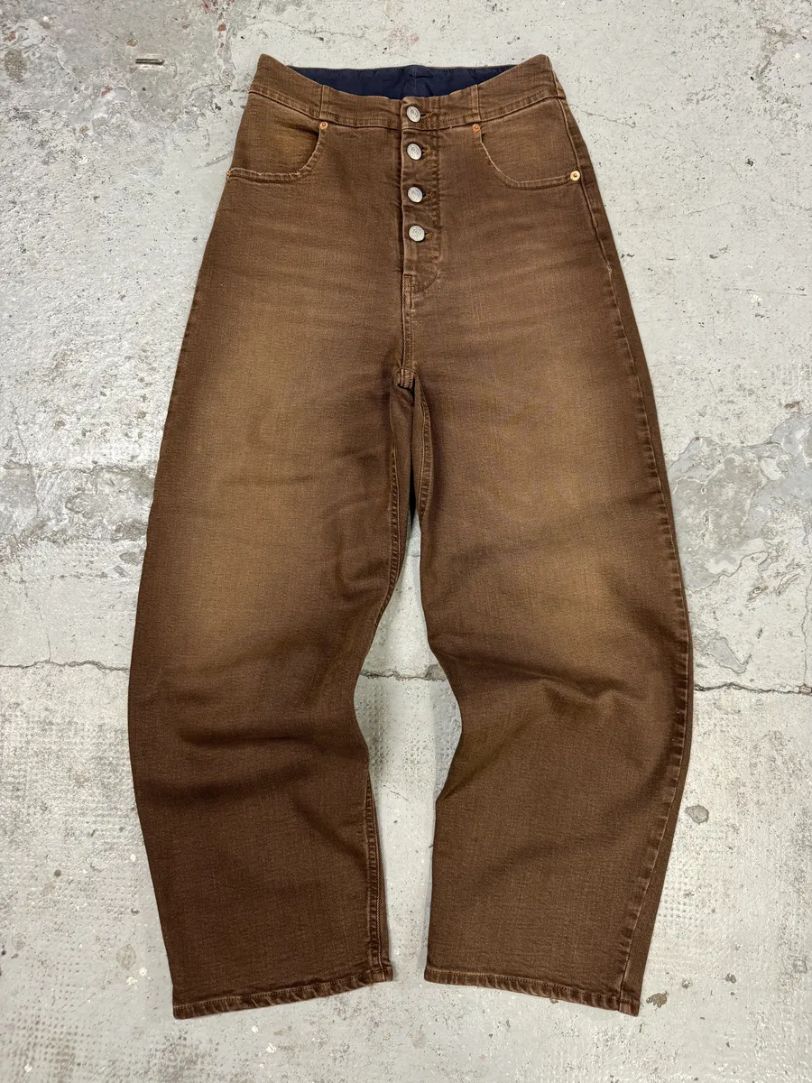 AW2022 Maison Margiela Brown Cozy Jeans - Image 9