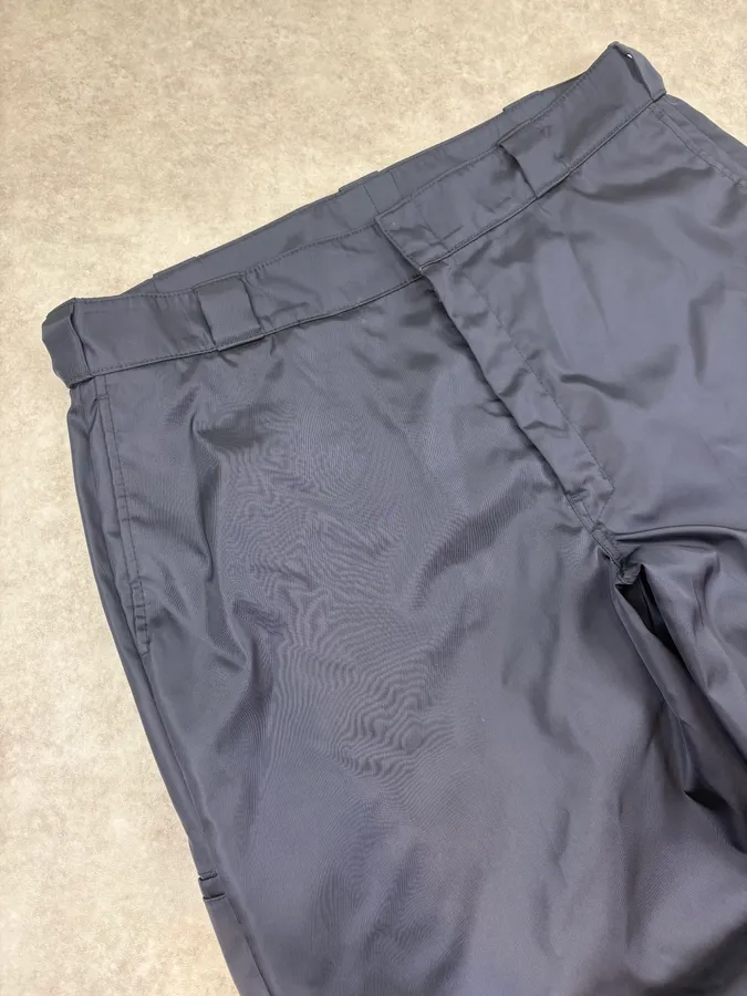 AW2022 Prada Signature Navy Nylon Trousers Pants - Image 6