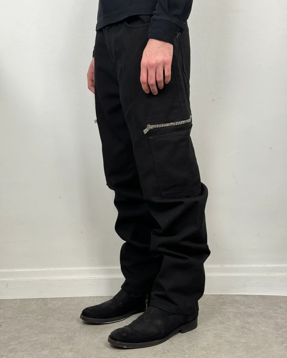 AW2023 Givenchy Black Cargo Pants by Matthew Williams - Image 2