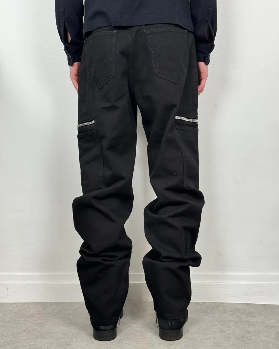 AW2023 Givenchy Black Cargo Pants by Matthew Williams - Image 3