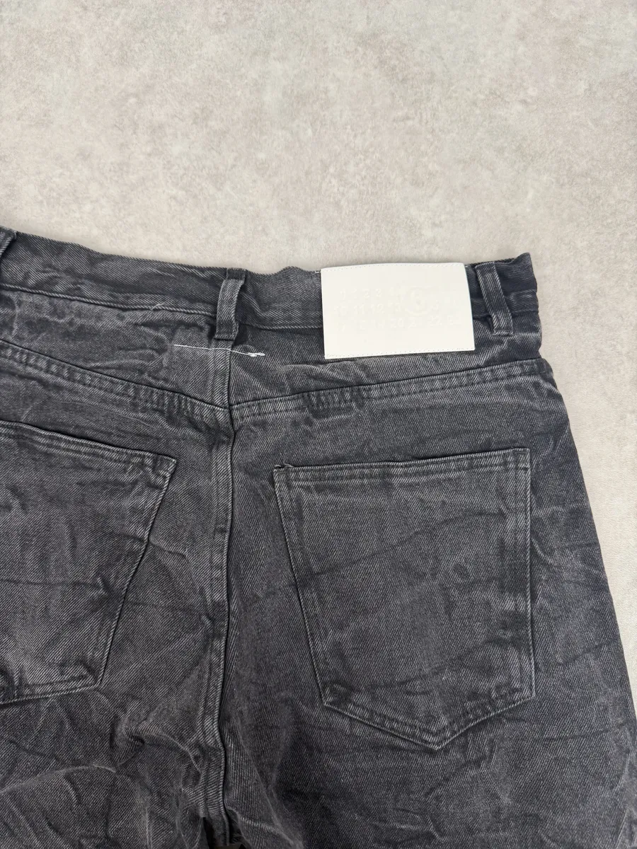 AW2023 Maison Margiela Grey Extra Large Faded Denim Jeans - Image 7