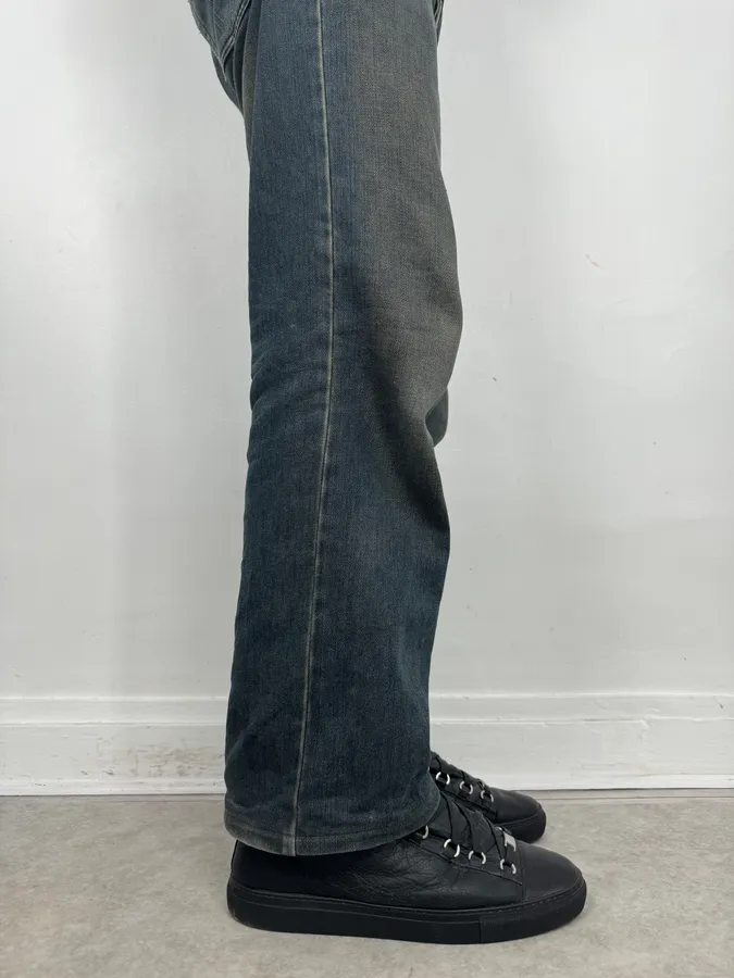 Balenciaga Arena Black High Leather Sneakers - Image 3