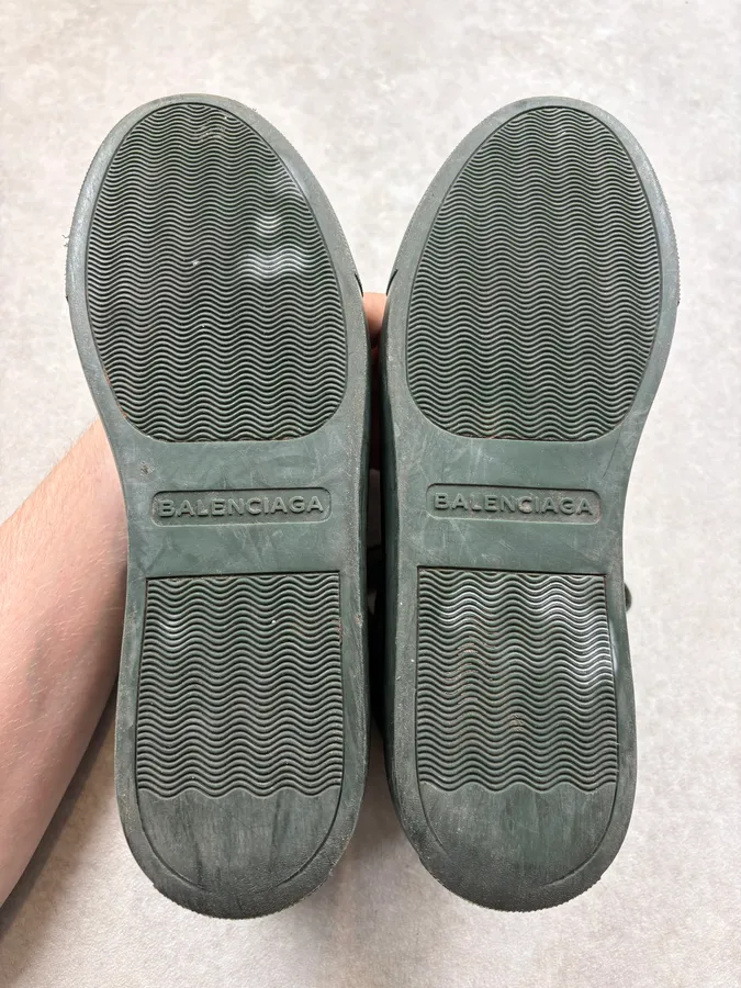 Balenciaga Arena Green High Top Sneakers - Image 8