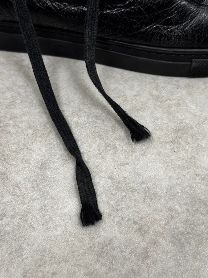 Balenciaga Arena High Black Leather Sneakers - Image 6