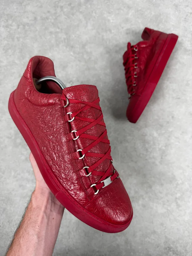 Balenciaga Arena Red Low Sneakers