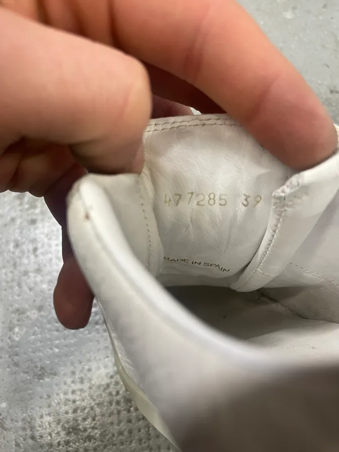 Balenciaga Arena White Leather Shoes - Image 9