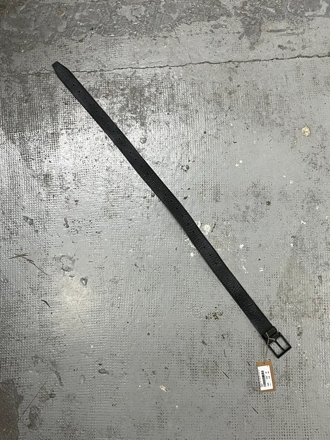 Balenciaga Black Leather Belt - Image 8