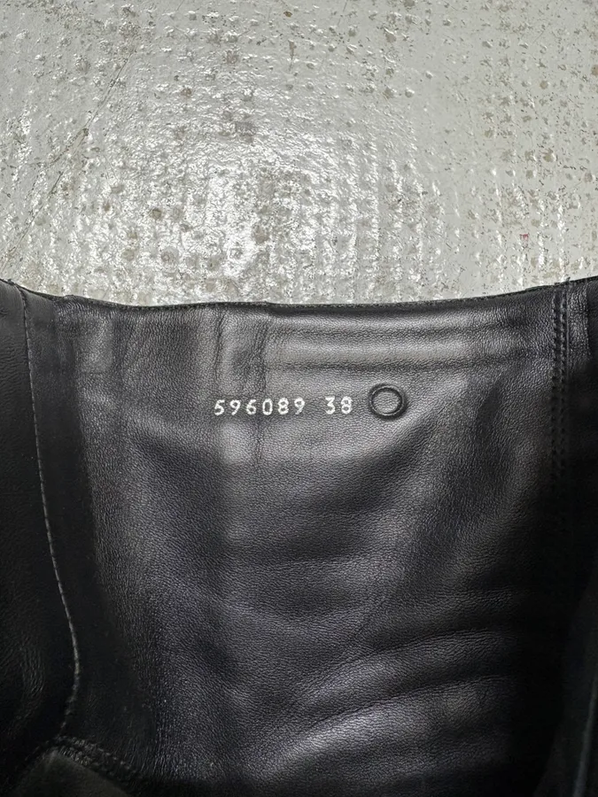 Balenciaga Black Motorcycle Biker Boots - Image 9