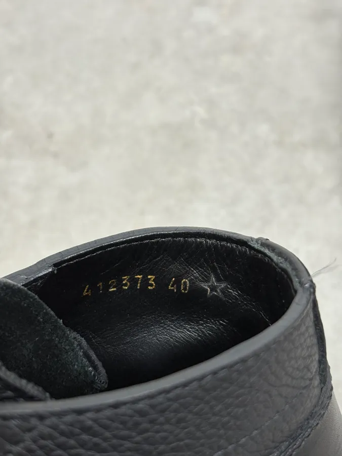 Balenciaga Black Premium Mountain Leather Boots - Image 8