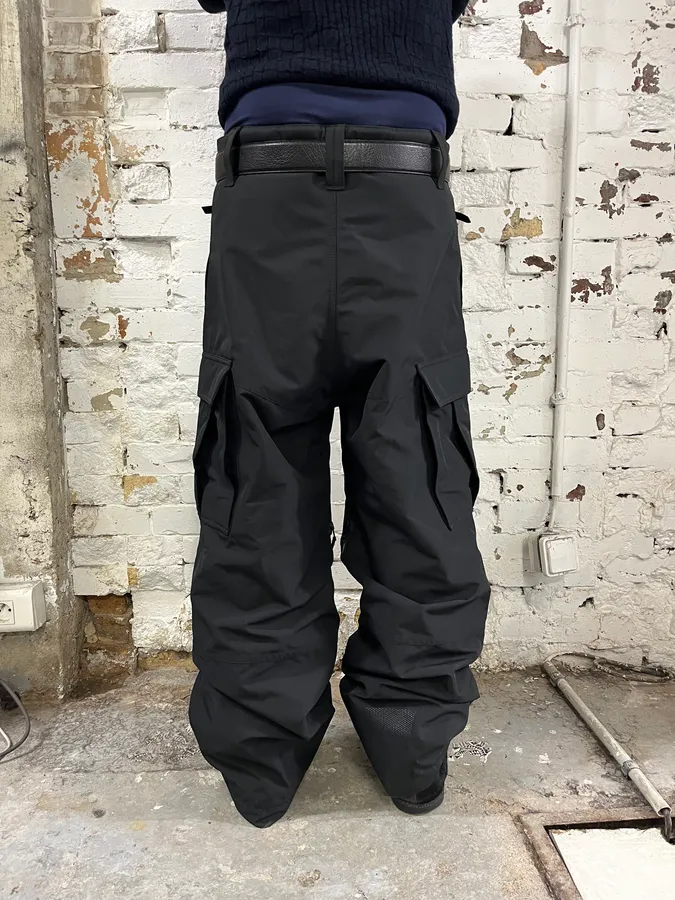 Balenciaga Cargo Ski Sports Icon Black Pants - Image 4