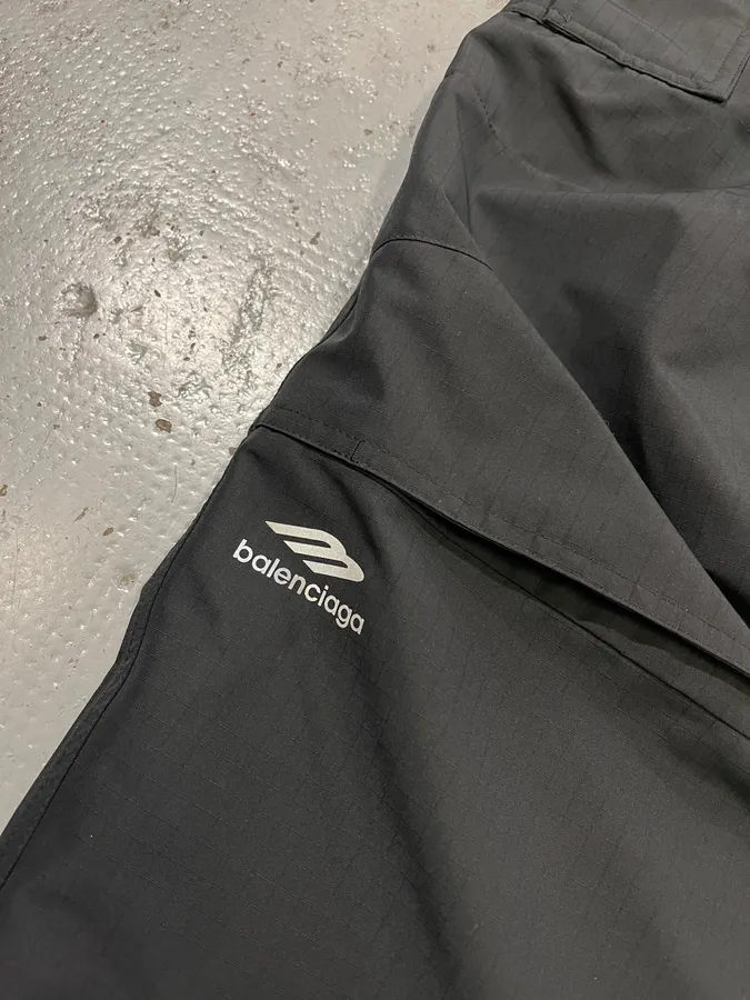 Balenciaga Cargo Ski Sports Icon Black Pants - Image 8