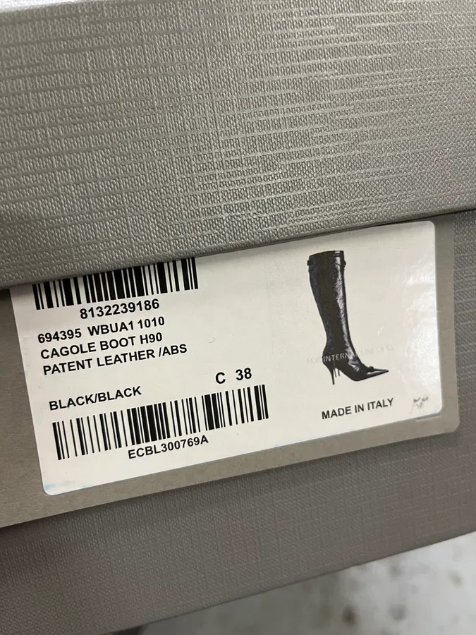 Balenciaga City Cagole 90 Black Heels Boots - Image 12