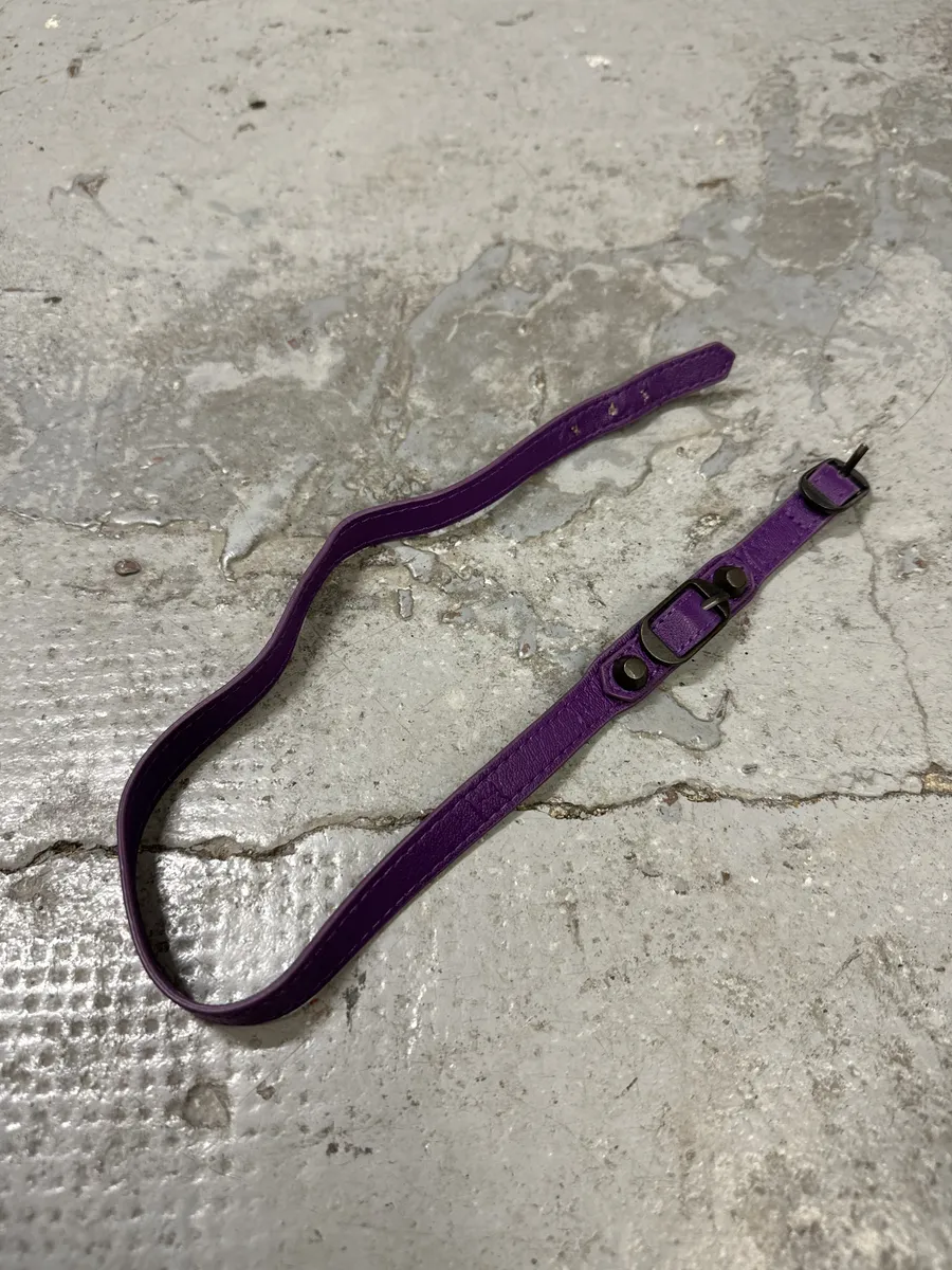 Balenciaga City Purple Studded Bracelet - Image 10