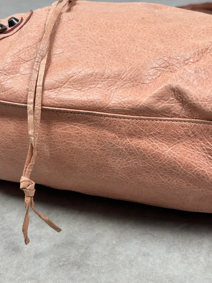 Balenciaga City Rose Leather Work Handle Bag - Image 12
