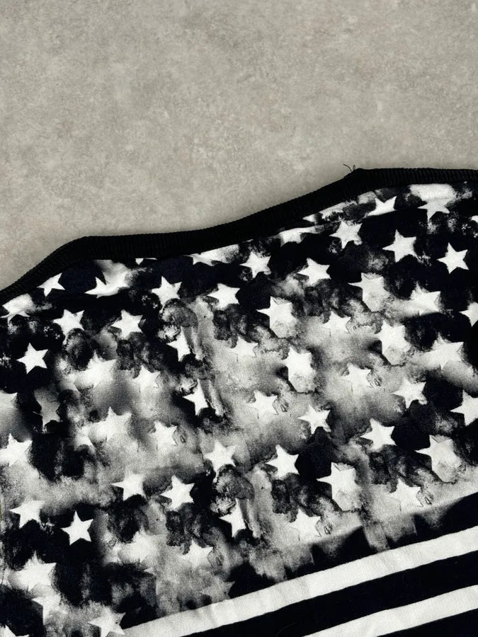 Balmain Black & White USA Flag Contemporary Zip Sweater - Image 7