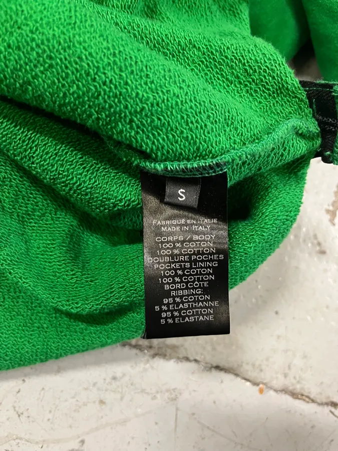 Balmain Green Side Zips Hoodie Sweater - Image 10