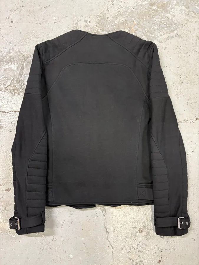 Balmain HM Black Hospin Multi Zips Avant-Garde Jacket - Image 6