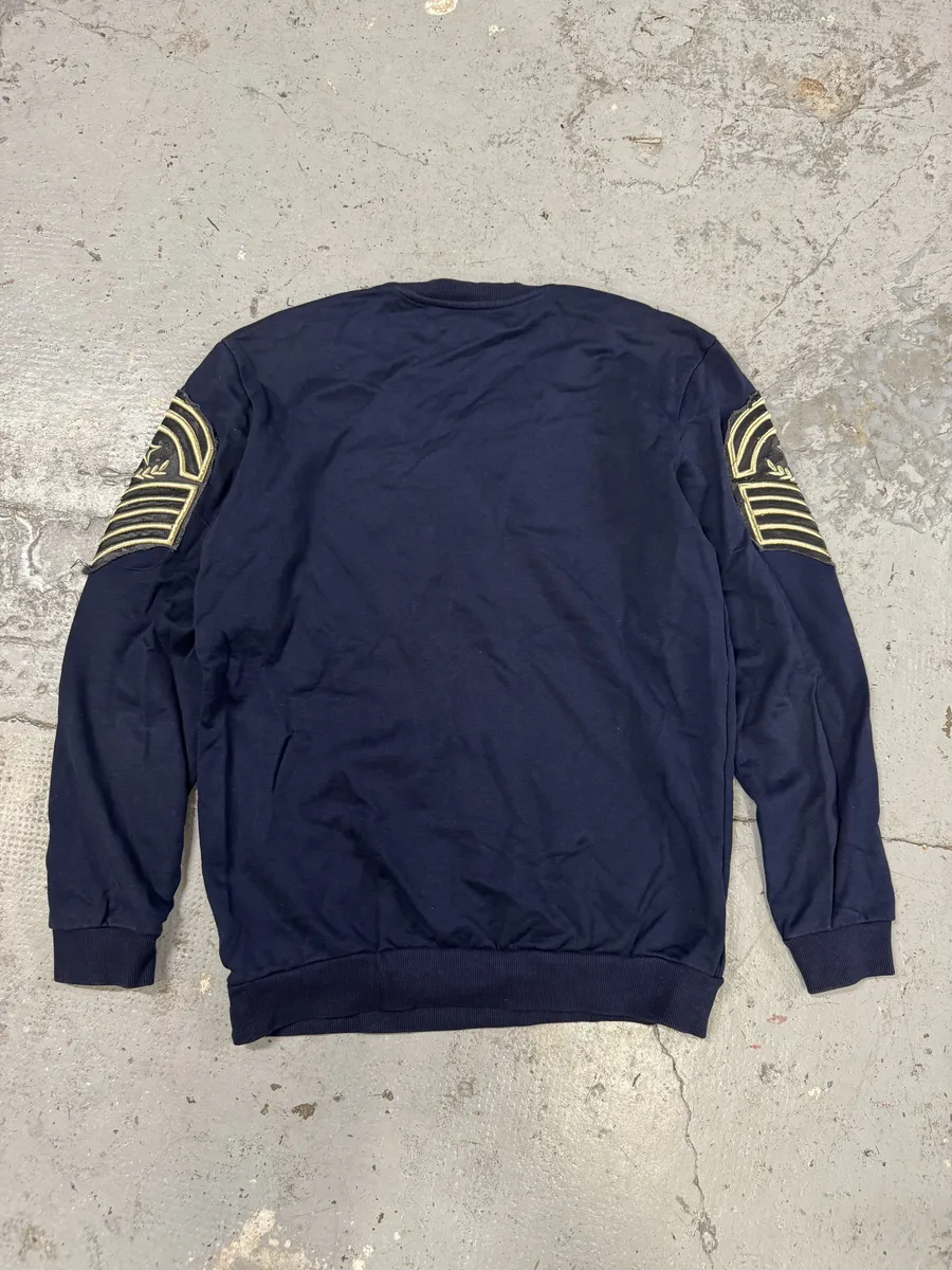 Balmain Navy Naval Captain Sweater - Image 2