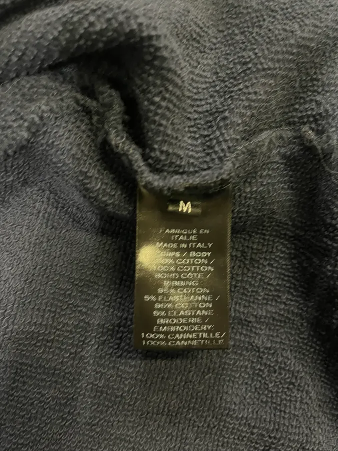 Balmain Navy Signature Icon Zip-up Sweatshirt - Image 10
