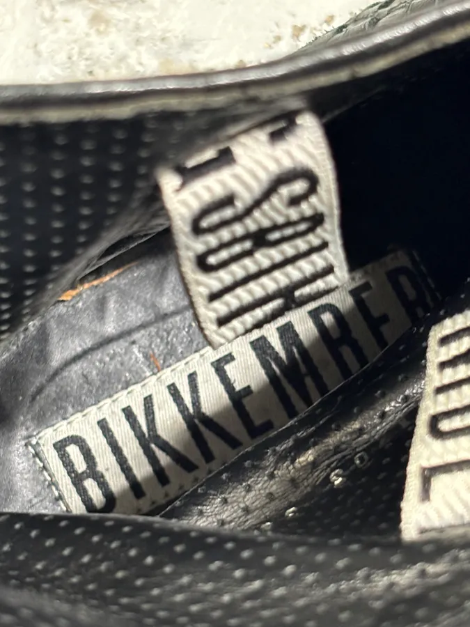 Bikkembergs Black Woven Leather Interlocking Ankle Boot - Image 12
