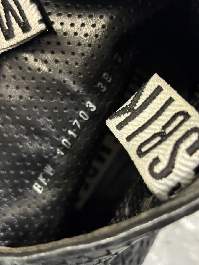 Bikkembergs Black Woven Leather Interlocking Ankle Boot - Image 13