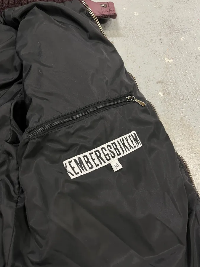 Bikkembergs Multi-Pocket Mauve Nylon Puffer Jacket - Image 9
