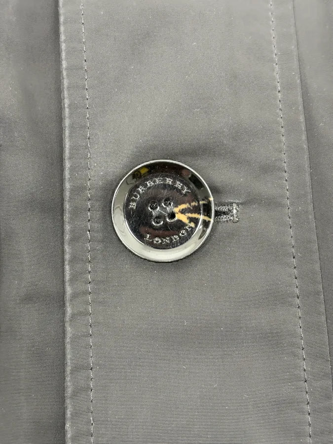Burberry Black Classy Long Windbreaker Jacket - Image 9