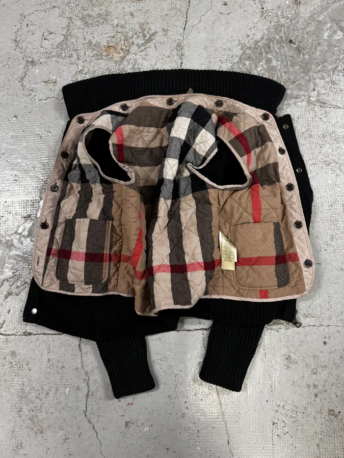 Burberry Brit Black Wool British Jacket - Image 6