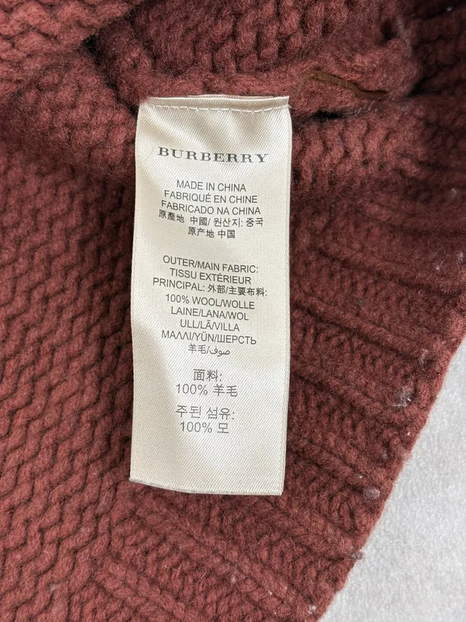 Burberry Brown Wool Fair Isle Crewneck Sweater - Image 10
