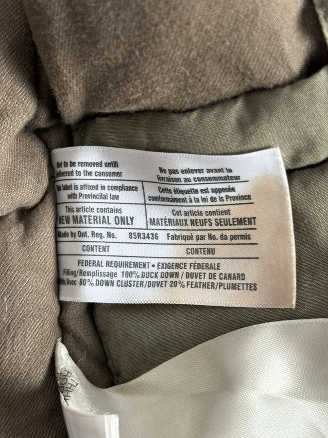 Burberry Khaki Olive Cargo Shearling Collar Bomber Jacket - Image 17