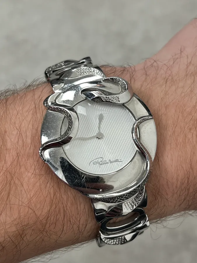 Cavalli Snake Armband Grey Steel Watch - Image 4