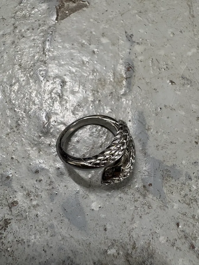 Cavalli Snake Ornament Metal Ring - Image 2