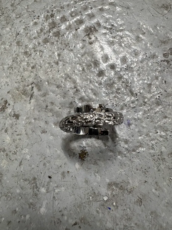 Cavalli Snake Ornament Metal Ring - Image 5