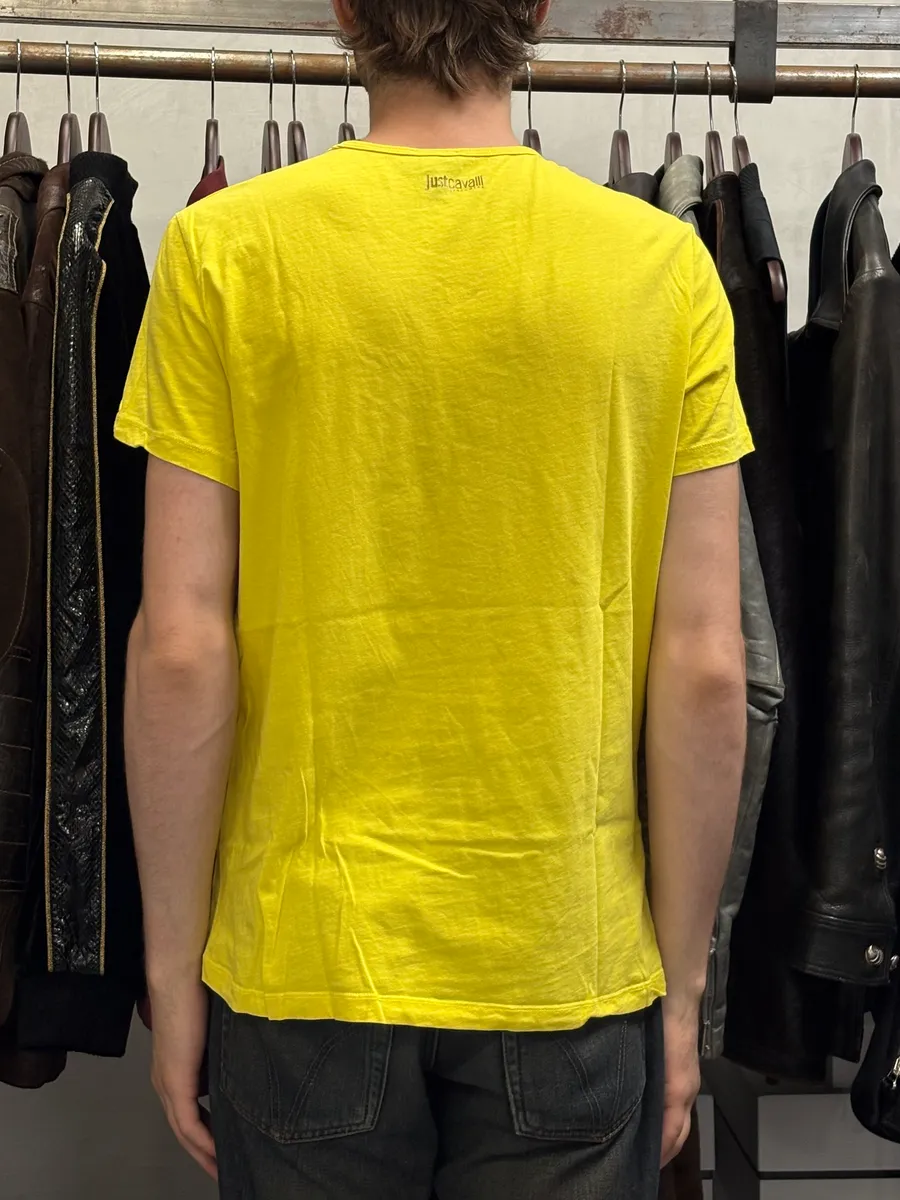 Cavalli Yellow Tiger T-Shirt - Image 3