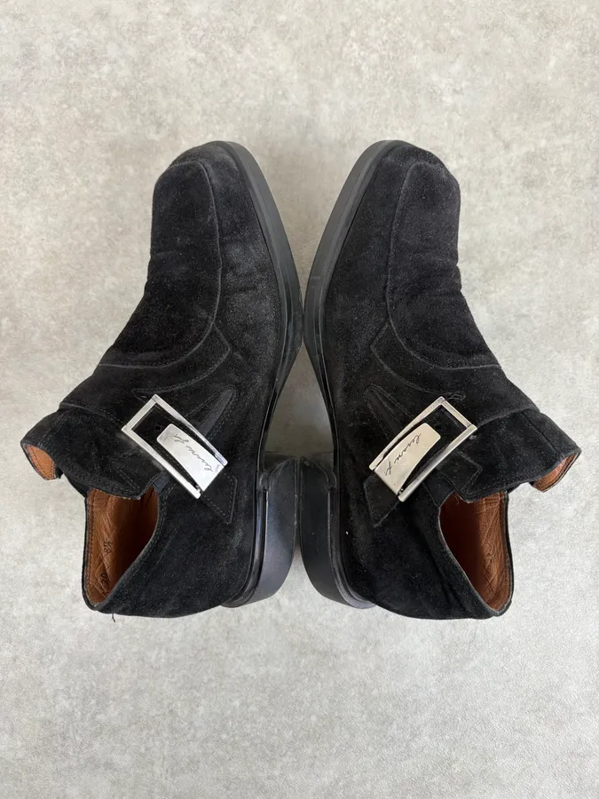 Cesare Paciotti Black Suede Loafer Boots - Image 4