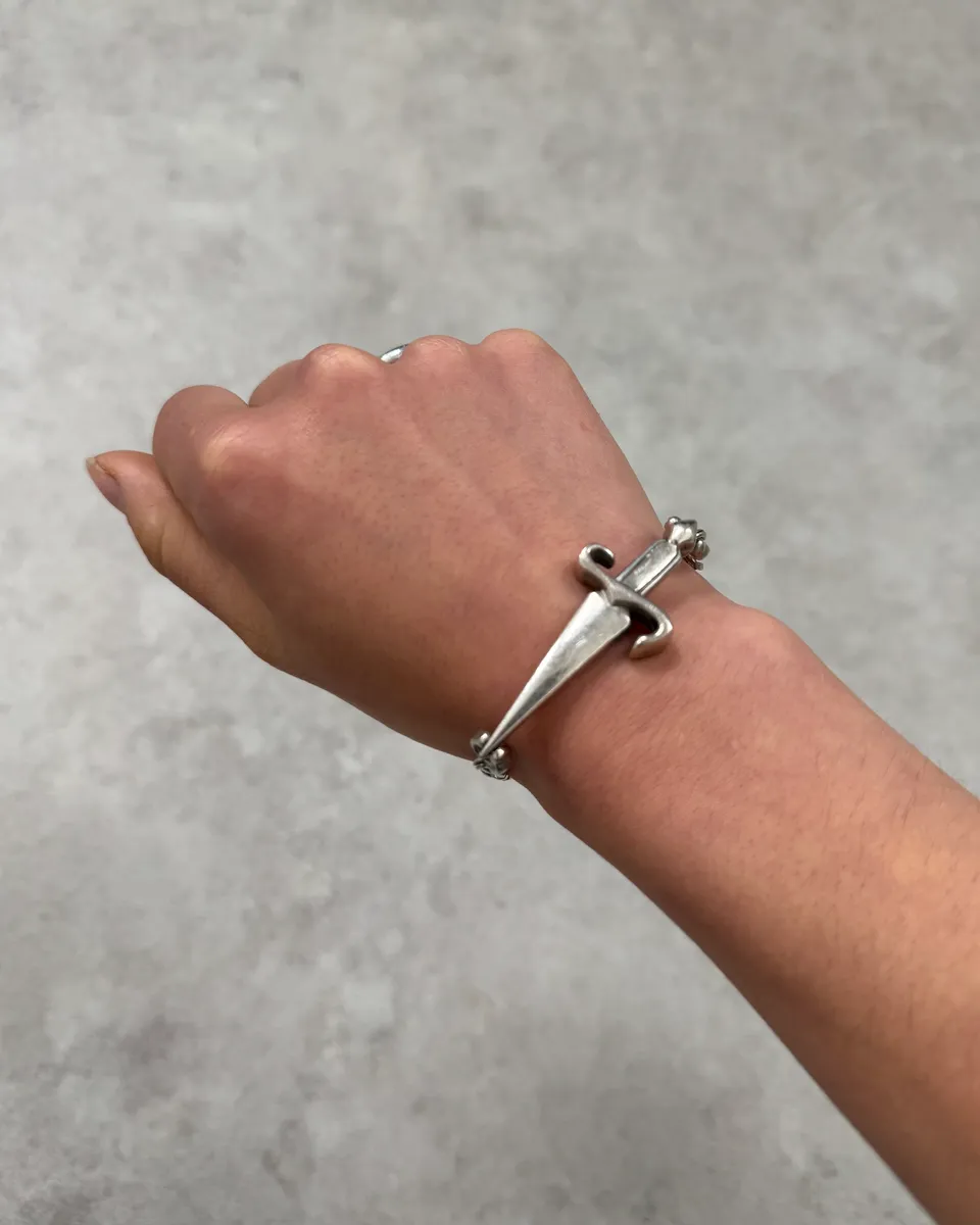 Cesare Paciotti Stainless Steel Dagger Bracelet