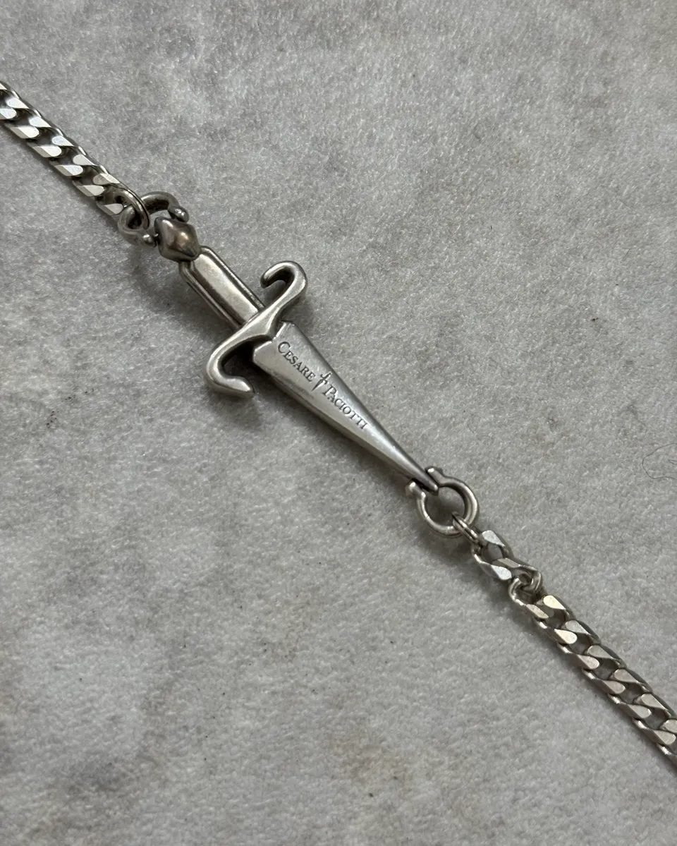 Cesare Paciotti Stainless Steel Dagger Bracelet - Image 7