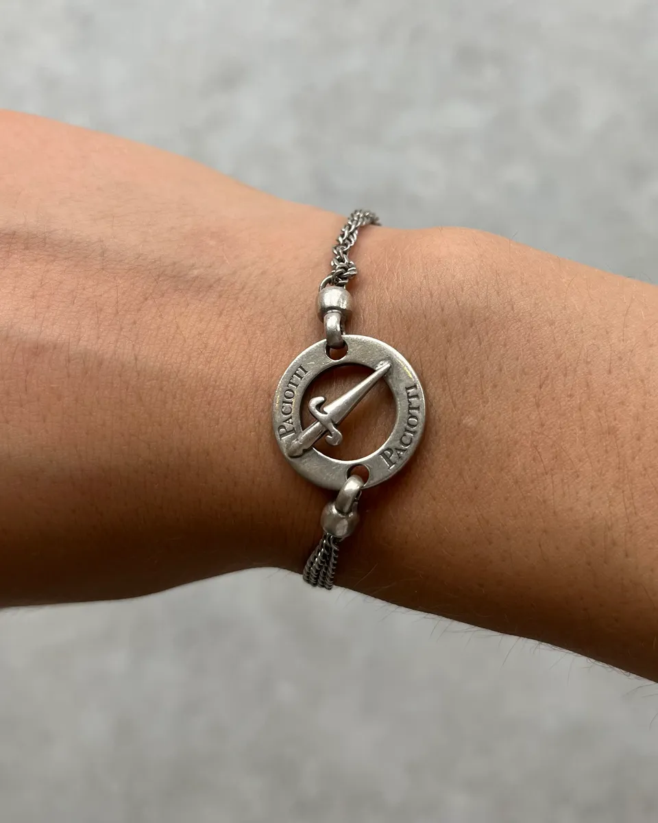 Cesare Paciotti Steel Logo Toggle Bracelet - Image 3