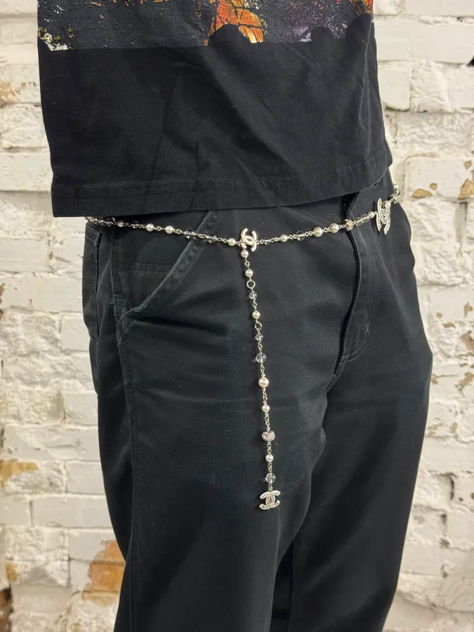 Chanel Long Contemporary Belt Necklace - Image 3