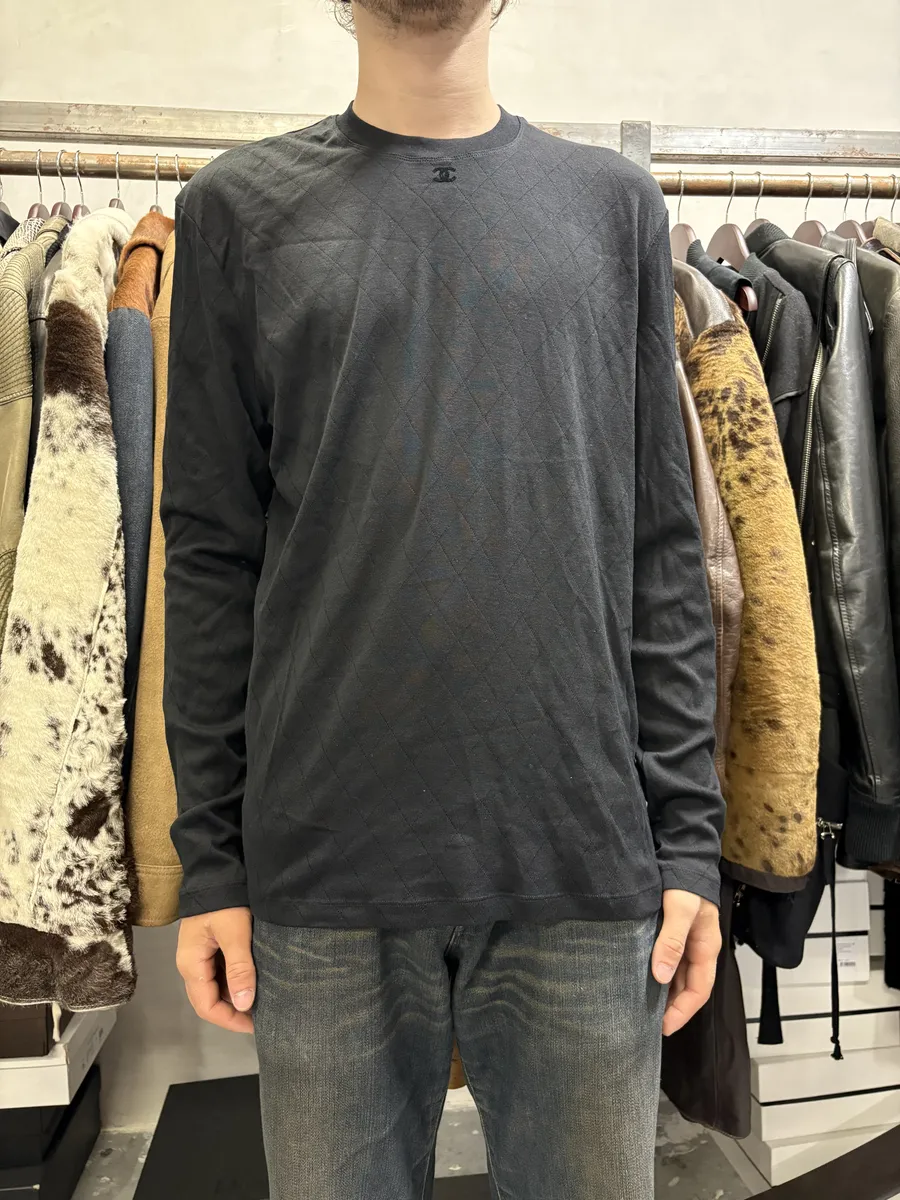 Chanel Uniform Black Logo Longsleeves - Image 3