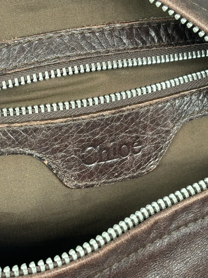 Chloé Red Burgundy Python Leather Silverado Handle Bag - Image 16