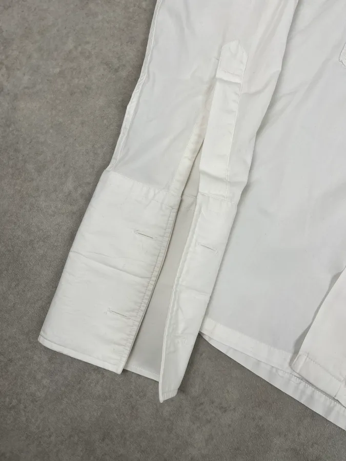 Christian Lacroix White Embroidered Plastron Shirt - Image 11